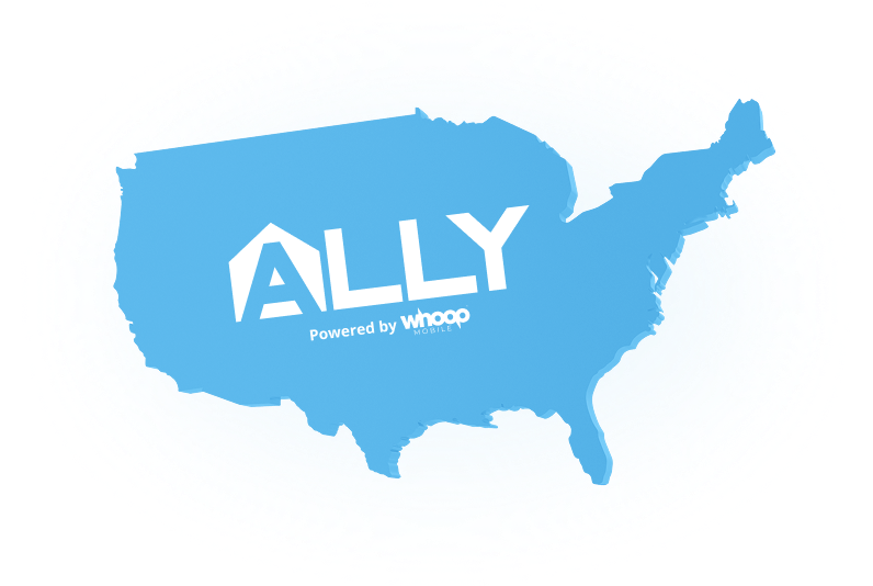 Ally coverage map
