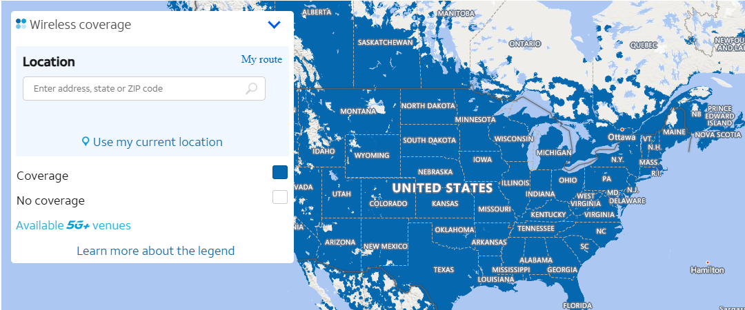 Coverage Map - Whoop Mobile
